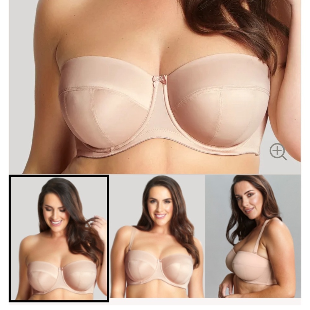 Dana Balcony Strapless Bra (linen)